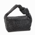 thumbnail image 2 of YIFEI Rhinestone Knotted Evening Bag Sparkling Clutch Crystal Handbag for Wedding Party, 2 of 5