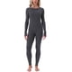 thumbnail image 1 of INSPIRAR CHIC Conjuntos de Ropa Interior Térmica para Mujeres con Aberturas para el Pulgar, Manga Larga con Leggings, Conjunto de Pijamas de Capa Base para Invierno en Color Gris, 1 of 6