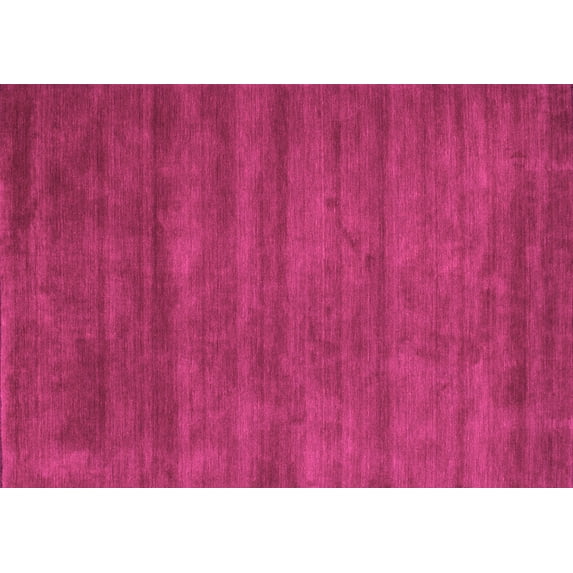 Ahgly Company Indoor Rectangle Abstract Pink Contemporary Area Rugs, 7' x 9'