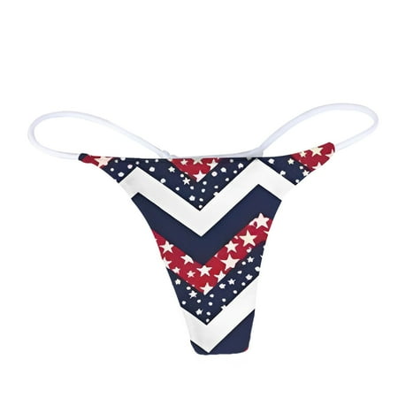 

Women Underwear Breathable Printed Panties Everyday Thongs Female Underpanty Comfort Undergarments