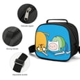 thumbnail image 3 of Adventure Time Jake Dog Finn Portable Insulated Lunch Bag Lunch Box Unisex Reusable Therma Meal Bento Bag Lunchbag Picnic Bag, 3 of 8