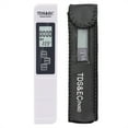 thumbnail image 1 of 1PC White Digital Water Quality Tester TDS EC Meter Range 0 to 9990 Multifunctional Water Purity Temperature TEMP PPM Tester, 1 of 7