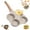 Beige, variant on Non-stick Egg Frying Pan, 4-Hole Flat Pan with Handle, Nonstick Granite Pancake Skillet, Healthy Breakfast, Compatible with Gas Stove & Induction Cooktop