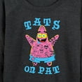 thumbnail image 3 of SpongeBob SquarePants - Tats On Pat - Women's Lightweight French Terry Long Sleeve Shirt, 3 of 6