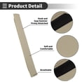 thumbnail image 3 of Cojín para cinturón de seguridad beige de Bargains Únicos, cuero pana, 19.69 pulgadas, cojín para la correa del cinturón de seguridad, 1 Pcs, 3 of 6