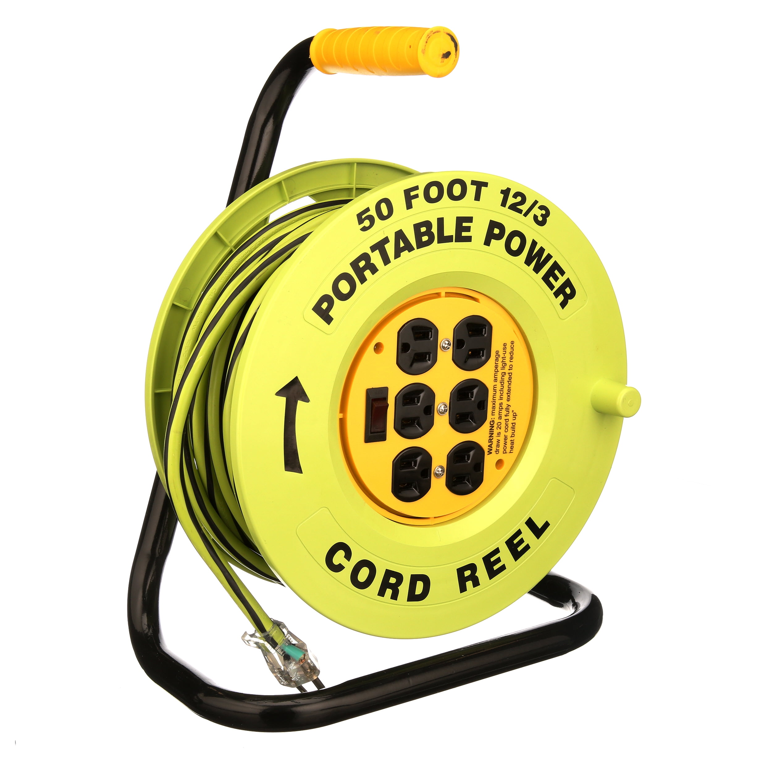 Woods E238 Retractable Extension Cord Reel 