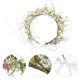 thumbnail image 3 of KAKOWELY Corona de flores para novia, diadema de flores, guirnalda floral para novia con accesorio para el cabello de boda, 3 of 5