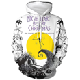 thumbnail image 3 of Sudadera con capucha con estampado 3D de pesadilla antes de Navidad para hombres y mujeres, sudaderas con capucha de Jack Skellington Sally, sudaderas con capucha de Cosplay de terror de Halloween, re, 3 of 5