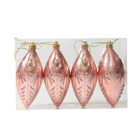 

ActFu 4Pcs Christmas Tree Pendants Pine Cone Decorative Adorable Multipurpose Hanging Christmas Tree Decoration for Party