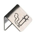thumbnail image 1 of Wweixi Stainless Steel Table Top Tent Compliance Signs Modern and Eye-catching Silver Pattern 1Set, 1 of 6