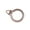 Rose Gold, variant on Classic Curtain Accessory Plastic Curtain Hanger Rings, Internal Diameter 3.7 cm, Rose Gold - Set of 30