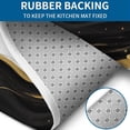 thumbnail image 4 of Black White Gold Marble Pattern Bathroom Rugs Sets 3 Piece,Toilet Cover Set,Absorbent Non Slip Bathroom Mats Sets with U-Shaped Contour Rug Toilet Rug Set, 4 of 5