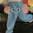 thumbnail image 6 of BONIXOOM Christmas Pajamas For Couples Girls Christmas Pajamas Loungewear None Long Sleeve Solid Sleep Pants Blue M, 6 of 8