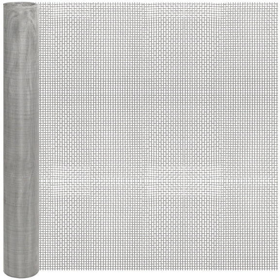 TOYMYTOY Vent Mesh Screen Mesh Stainless Steel Silver 1 Roll