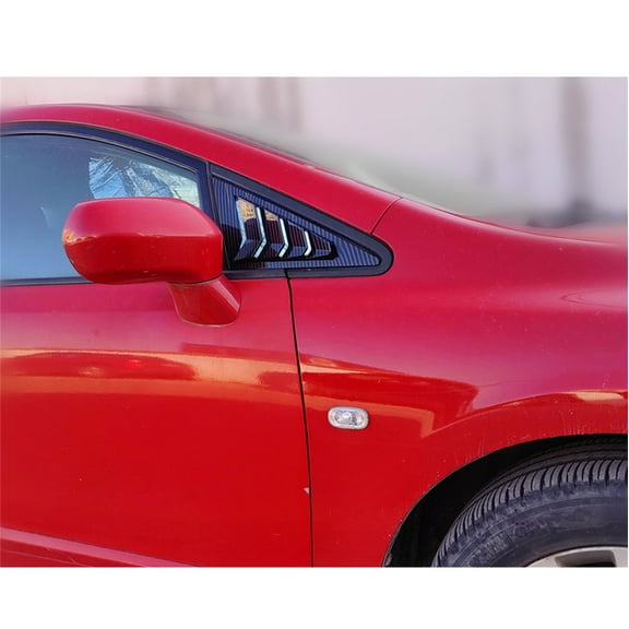 Phyun Side Front Window Louver Shutter Cover For Honda Civic 2006-2011 2P