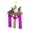 Purple, variant on KDFWDM Wooden Easter Front Door Cross with Artificial Flowers - Spring Farmhouse Decor Featuring Seasonal Signs and Greenery for Porch, Wall & Home Entryway Decorations