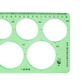 thumbnail image 4 of Plastic Hollow Out Circle Drawing Learning Measuring Template Ruler, 4 of 6