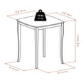 thumbnail image 5 of Inglewood dining table with stools, item 94360, 5 of 5