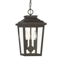 Minka Lavery - Irvington Manor - 3 Light Outdoor Pendant-15.5 Inches Tall and