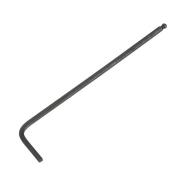 Uxcell 3/32" Ball End Hex Key Wrench, L Shaped Long Arm CR-V Repairing Tool, Black