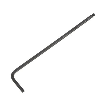 

Uxcell 3/32 Ball End Hex Key Wrench L Shaped Long Arm CR-V Repairing Tool Black