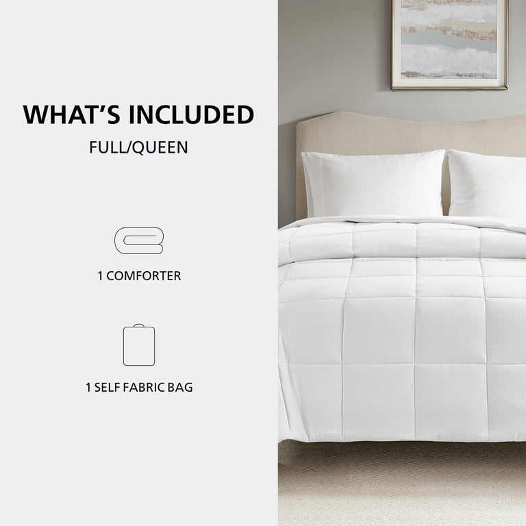 Mainstays Full/Queen Down-Alternative Comforter White photo 2