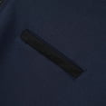 thumbnail image 6 of ZCFZJW Mens Sweatshirts Casual Long Sleeve Half Zip up Stand Collar V Neck Pullover Tops Trendy Regular Fit Solid Color Basic Workout T-Shirts with Pocket Navy M, 6 of 7