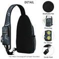 thumbnail image 4 of Scientist Print Sling Backpack, Laboratory Chemistry Physics Math Crossbody Daypack for Educational Gifts, 4 of 6