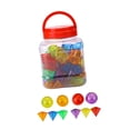 thumbnail image 3 of 60 piezas de sólidos geométricos, formas 3D, juguetes de mesa de luz, juego sensorial, formas geométricas para niños, bloques transparentes para niños, 3 of 10