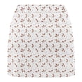 thumbnail image 4 of Gamivast Girls Athletic Skort High Waist Tennis Skirts Leaf-Print High-Waisted A-Line Skorts with Built-in Shorts Casual Back to School Clothing for Teen, 4 of 5