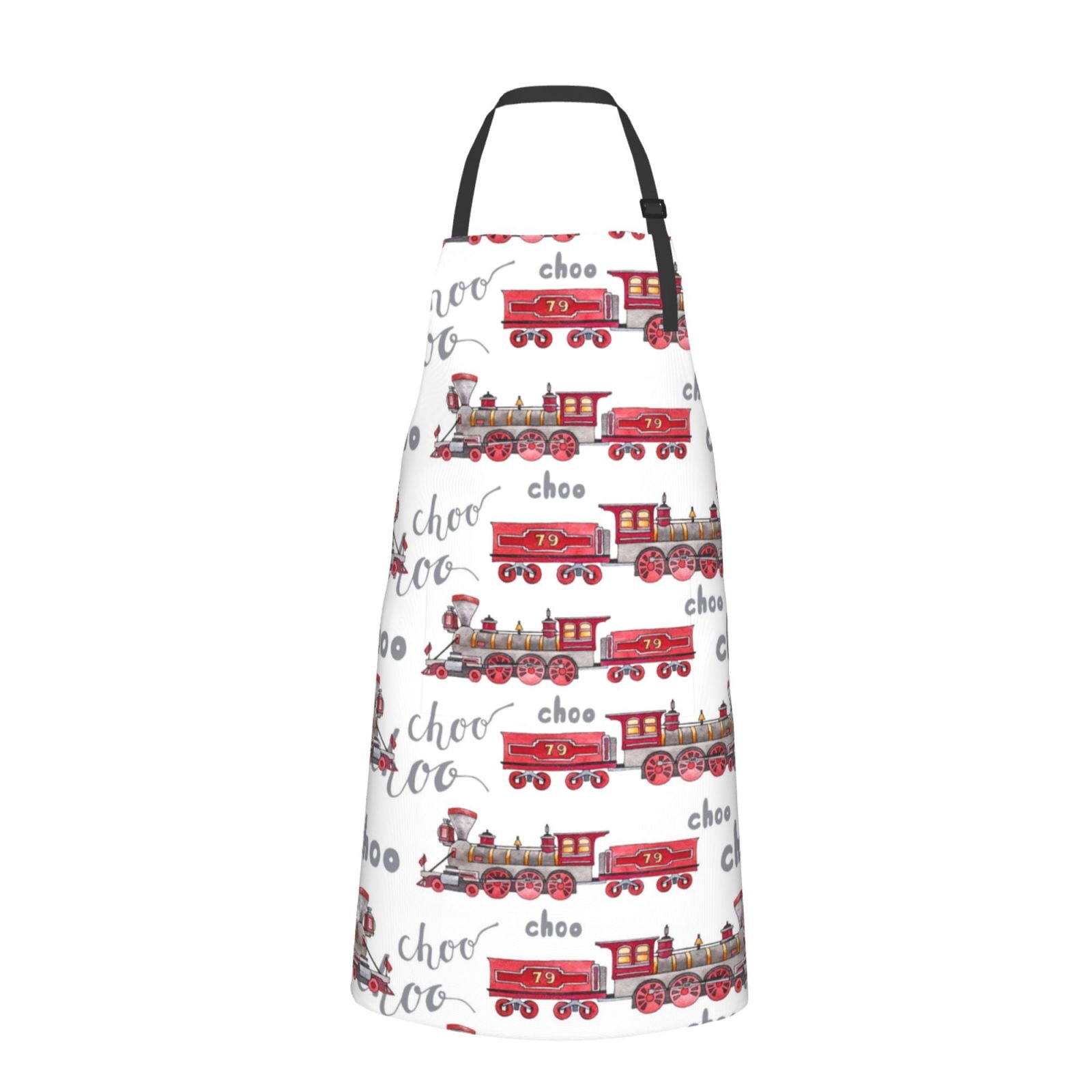 Naloa Retro Train Apron Kitchen Aprons with Pockets for Women Men Chef