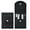 Black #2, variant on Manicure Pedicure Set Stainless Steel Manicure Kit Nail Clipper Travel Nail Tool