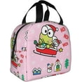 thumbnail image 2 of Keroppi Lunch Bag Insulated Lunch Box With Compartments Waterproof Reusable Tote Bag For Work Hiking Travel One Size, 2 of 8