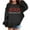 669-Black, variant on LIIPEE Girls Boys Hoodies Fall Winter Letter Printed Long Sleeve Round Neck Pullover Hoodless Sweatshirt Girl Leisure Casual Outings Sweatshirts,Black,3-4 Years