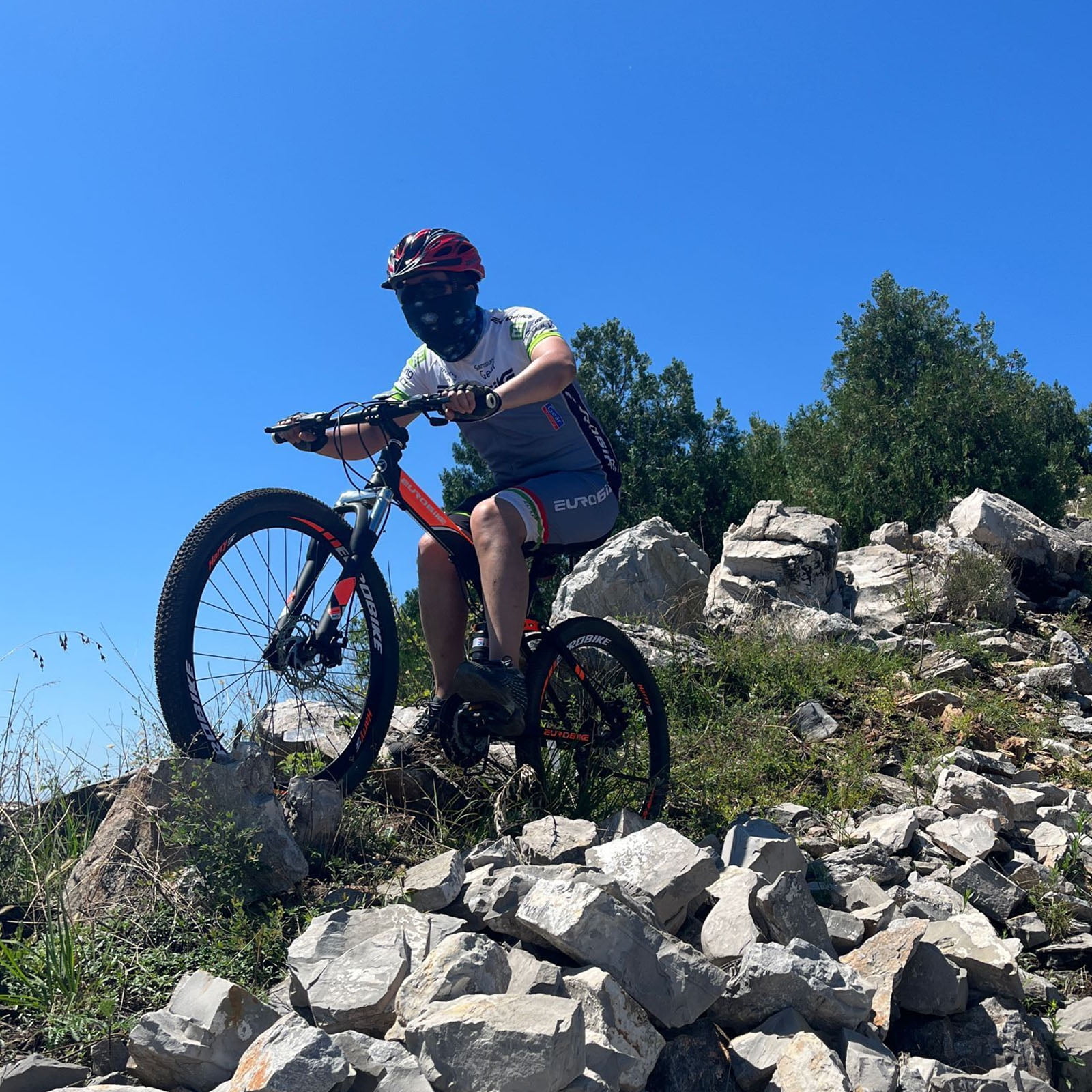 27.5”Full Suspension Folding Mountain Bike 21 Speed Foldable Bicycle  Men or Women Orange