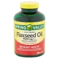 Spring Valley ColdPressed Flaxseed Oil Softgels, 1000mg, 200 Ct