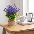 thumbnail image 5 of 6PC Realistic Artificial Potted Plants - Boho Ceramic Decor with Jute Wraps for Home, Office & Wedding Table Decorations - Low Maintenance Faux Greenery for Living Rooms & Bedrooms Multicolor, 5 of 6