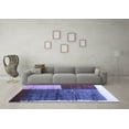 thumbnail image 3 of Ahgly Company Machine Washable Indoor Rectangle Abstract Blue Contemporary Area Rugs, 7' x 10', 3 of 4