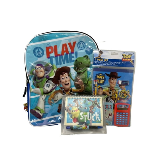 Toy story 15 inches Backpack With Stationery Set & Notepad (assorted style)