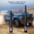thumbnail image 2 of Antena Bullet para coche, camión, bandera estadounidense, color negro mate, 2 of 7