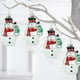 thumbnail image 4 of Decoraciones de Árbol de Navidad Decoraciones de Navidad Destruidas en Forma de Muñeco de Nieve Set de Decoraciones de Árbol de Navidad También Es Adecuado para Otras Decoraciones de Fiesta 4 Piezas O, 4 of 7