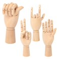 thumbnail image 1 of Modelo de Mano de Madera IHDYPPEW Paquete de 4 Unidades Flexible 30 cm, 1 of 7