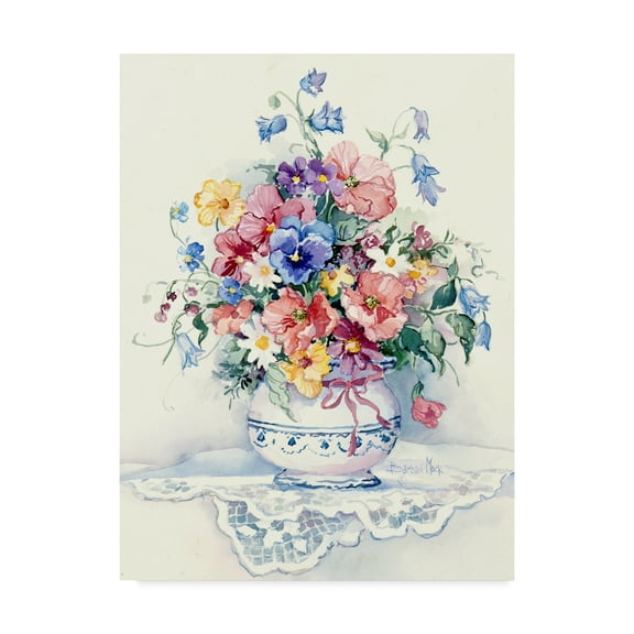 Trademark Fine Art 'Spring Bouquet 1' Canvas Art by Barbara Mock