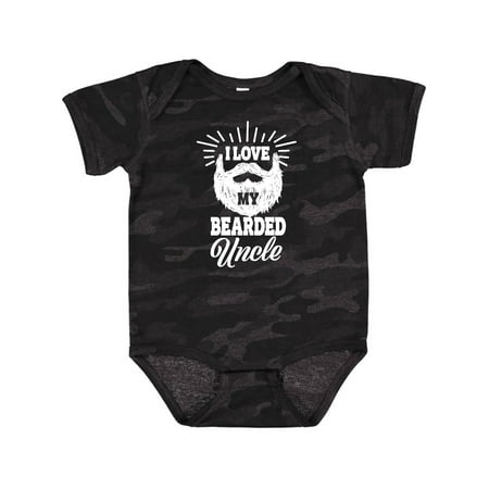 

Inktastic I Love My Bearded Uncle Gift Baby Boy or Baby Girl Bodysuit