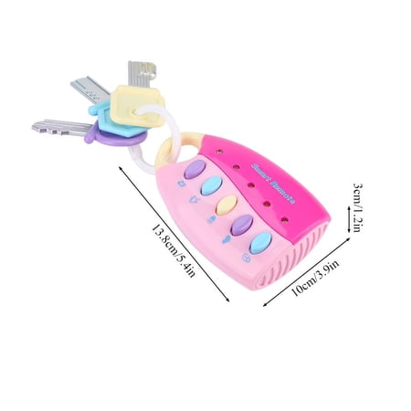 Spptty Jouet De Bebe Smart Key Remote Control Car Control Musical Jouer A Faire Semblant Pour Les Jouets De L Education Des Enfants Jouet Pour Bebe Telecommande De Voiture Bebe Walmart Canada