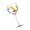 Hair, variant on Lynono Co.,Ltd Elegant Transparent High-Arched Red Wine Cup Hand Painted Champagne Glass Glassware for Cocktails Parties