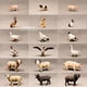 thumbnail image 1 of Simulation Farm Livestock Animal Miniature Model Chickens Duck Goose Boar Sow Rabbit Sheep Ornaments Action Figure Figurine ToysB5 He Qiyong unisex, 1 of 1