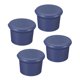 thumbnail image 1 of Tapas de botella de silicona Uxcell de 26mm/1.02" ID reutilizables, tapa selladora azul, paquete de 4, 1 of 5