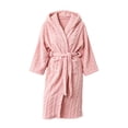 thumbnail image 5 of AnuYalue Womens Plush Fleece Robe Soft Cozy Long Bathrobe Warm Housecoat with Pockets Winter Long Sleeve Nightgown, 5 of 9