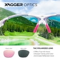 thumbnail image 4 of Xagger Polarized Lightweight UV400 Wrap Around Sport Sunglasses for Men Women Baseball Softball Running Glasses, 4 of 6